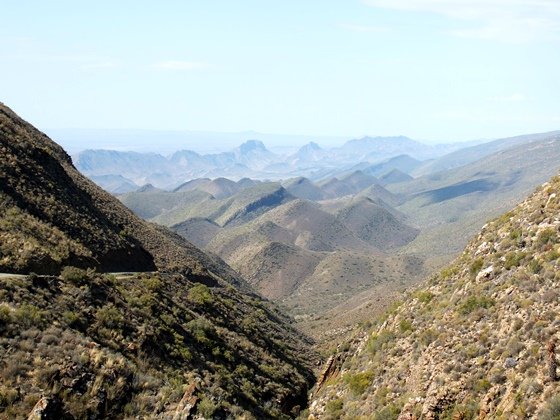 Mountains as far as the eye can see