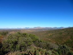 Beyond the blue mountains